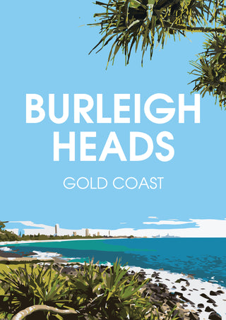 Burleigh Heads Typographic