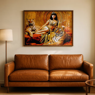 Cleopatra with Tigers