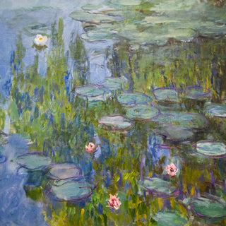 Seerosen Water Lilies by Monet (Square format)