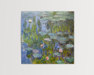 Seerosen Water Lilies by Monet (Square format)