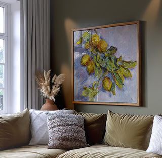 Lemons on a Branch by Claude Monet