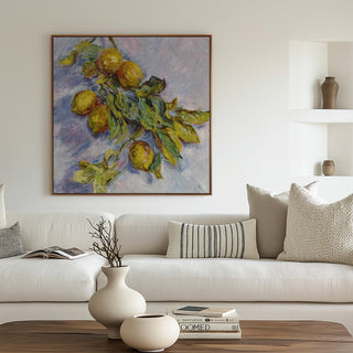 Lemons on a Branch by Claude Monet