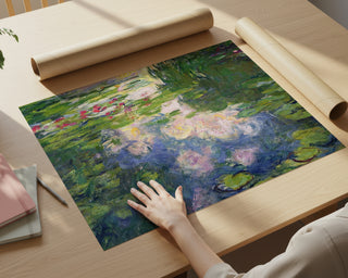 The Water Lily Pond by Monet