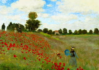 Poppy Field by Monet