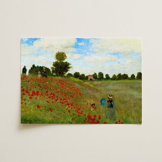 Poppy Field by Monet