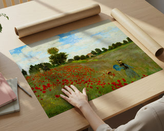 Poppy Field by Monet