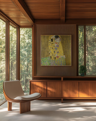 The Kiss by Klimt (Square format)