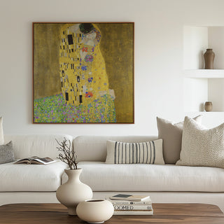 The Kiss by Klimt (Square format)