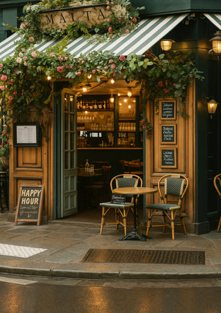 Paris Café in the Daytime