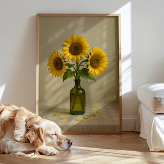 Sunflowers In a Bottle