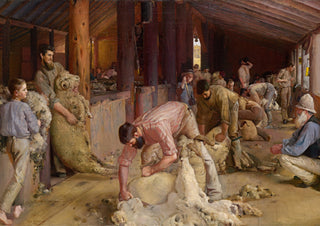 Shearing The Rams by Tom Roberts