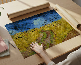 Wheatfield With Crows by Van Gogh