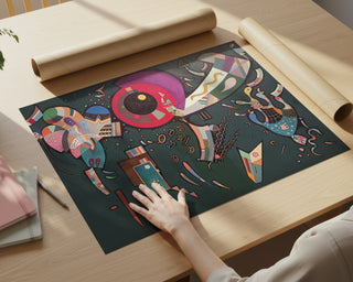 Around the Circle by Kandinsky