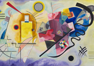 Yello Red Blue by Kandinsky
